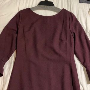 Karl lagerfeld burgandy dress